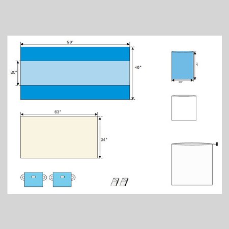 Welmed Room Turnover Kit SurgiFlip - Case of 16 - 6200-110-CS