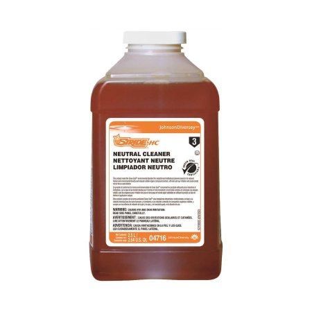 R3 Reliable Redistribution Resource Stride® HC Surface Disinfectant Cleaner Non-Alkaline Manual Pour Liquid 2.5 Liter Bottle Unscented NonSterile - Case of 2 - 15200839-CS