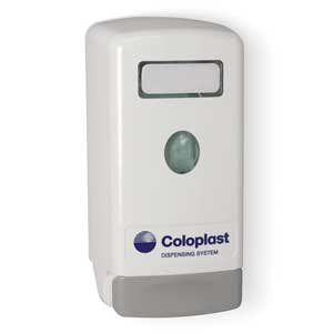 Coloplast Hand Hygiene Dispenser Coloplast® White Manual Push - Case of 12 - 7251-CS