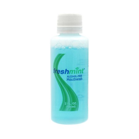 New World Imports Mouthwash Freshmint® 2 oz. Mint Flavor - Case of 96 - FMW2-CS