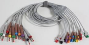 GE Healthcare ECG Leadwire Base 10 Banana AHA - Each - 2104724-001-EA