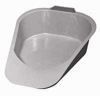 GMAX Industries Fracture Bedpan Gray 34 oz. / 1006 mL - Case of 24 - GP23008-CS