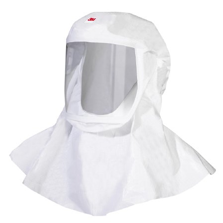 3M 3M™ Versaflo™ Air Purifying Respirator Hood Integrated Head Suspension Pull On Closure Medium / Large White - Case of 5 - S-433L-5-CS