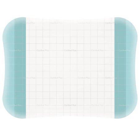 Coloplast Thin Hydrocolloid Dressing Comfeel® Plus Transparent Thin 2 X 2-3/4 Inch Rectangle - Box of 10 - 33530-BX