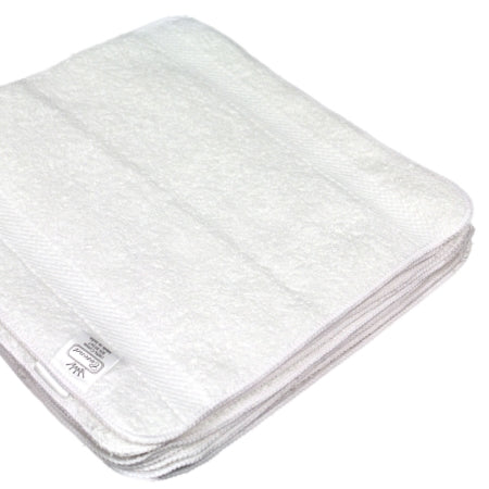 Royal Blue Intl Washcloth Olympic Elegance 12 X 12 Inch White Reusable - DZ/12 - 106811-DZ