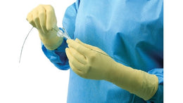 Alimed Radiation Reducing Glove AliMed® Size 8.5 Sterile Pair Synthetic Rubber Extended Cuff Length Smooth Yellow Not Chemo Approved - Pack of 5 - 2970017527-PK