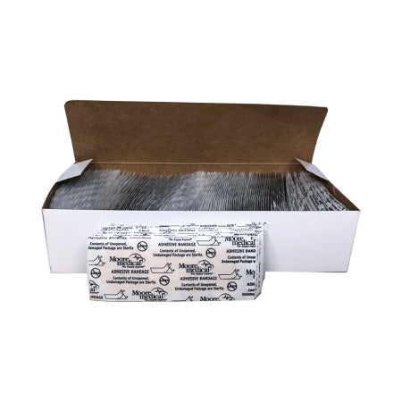 McKesson Adhesive Strip McKesson 1 X 3 Inch Plastic Rectangle Sheer Sterile - Box of 150 - 2021-BX