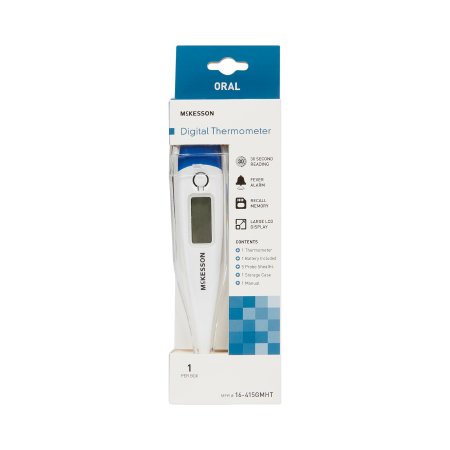 McKesson Digital Stick Thermometer McKesson Oral Probe Handheld - Case of 20 - 16-415GMHT-CS