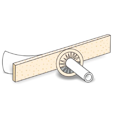 Urocare Products Male External Catheter Uro-Cath® Urofoam® Adhesive Foam Strip Latex Medium - Box of 50 - 51123050-BX