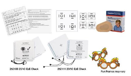 Good-Lite Vision Screening Kit LEA SYMBOLS® 5 Foot Distance Acuity Test - Each - 252155-EA