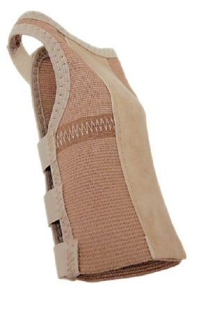Fabrication Enterprises Wrist Brace Sroufe® Cotton / Elastic Right Hand Beige Medium - Each - 24-4552R-EA