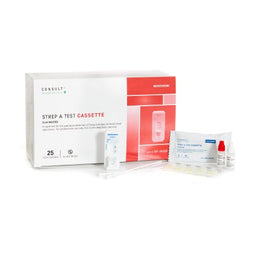 McKesson Respiratory Test Kit McKesson Consult™ Infectious Disease Immunoassay Strep A Test Throat / Tonsil Saliva Sample 25 Tests CLIA Waived - KT/1 - 181-34125-KT