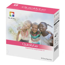 Quidel Other Infectious Disease Test Kit QuickVue® Infectious Disease Immunoassay Acute Conjunctivitis (Pink Eye) Tear Sample 10 Tests CLIA Waived - KT/10 - 20324-KT