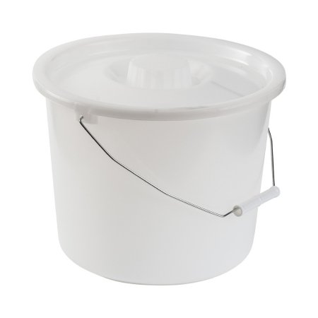 Mabis Healthcare Commode Pail with Lid - Each - 520-1210-1900-EA
