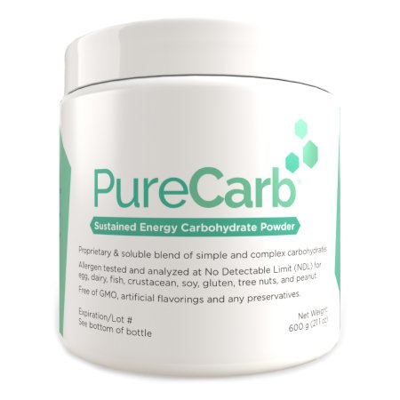 Solace Nutrition Oral Supplement PureCarb® Unflavored Powder 600 Gram Jar - Each - 7003-EA