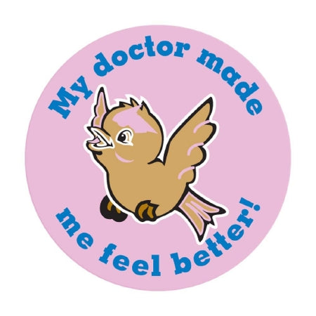 Precision Dynamics pdc® 250 per Unit My Doctor Made Me Feel Better Sticker - Roll of 1 - 59704133-RL