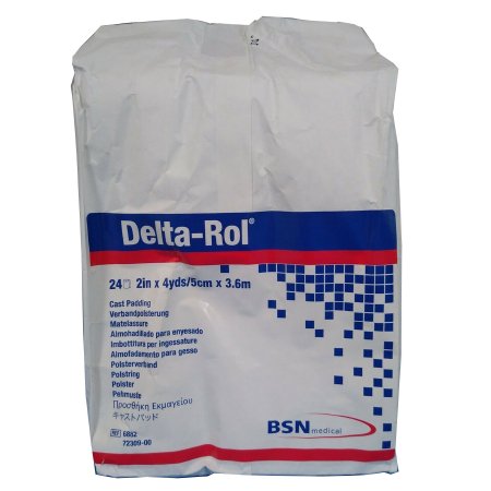 BSN Medical Cast Padding Undercast Delta-Rol® 2 Inch X 4 Yard Synthetic NonSterile - Bag of 24 - 6882-BG