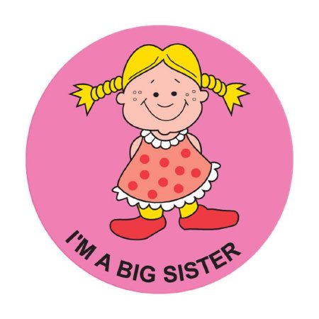 Precision Dynamics pdc® 250 per Unit I'm A Big Sister Sticker - Roll of 1 - 59707289-RL