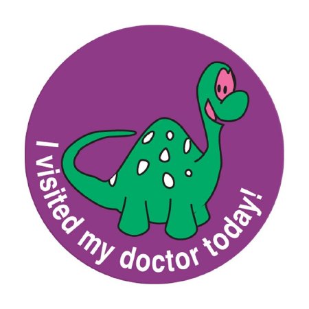Precision Dynamics pdc® 250 per Unit I Visited my Doctor Sticker - Roll of 1 - 59708866-RL