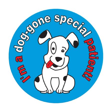 Precision Dynamics pdc® 250 per Unit I'm A DogGone Special Patient Sticker - Roll of 1 - 59708881-RL