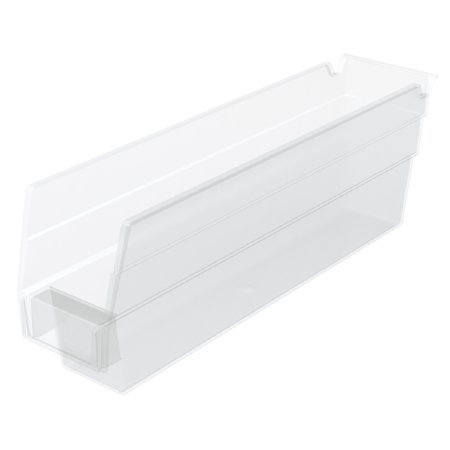 Akro-Mils Shelf Bin Clear Industrial Grade Polymers 4 X 2-3/4 X 11-5/8 Inch - CT/24 - 30110SCLAR-CT