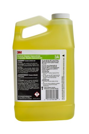 3M Floor Cleaner 3M™ Liquid Concentrate 1/2 Gallon Jug Fresh Scent Manual Pour - Case of 4 - 3A-CS