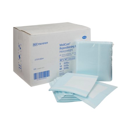 Hartmann Disposable Underpad MoliCare® 30 X 36 Inch Polymer Heavy Absorbency - Bag of 5 - 15610101-BG