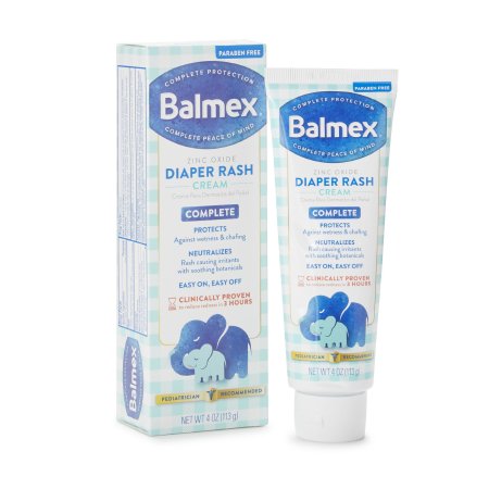 Emerson Healthcare Diaper Rash Treatment Balmex® 4 oz. Tube Scented Cream - Case of 24 - 4100-CS