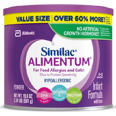 Abbott Nutrition Infant Formula Similac® Alimentum® 19.8 oz. Can Powder Food Allergies - Case of 4 - 64719-CS