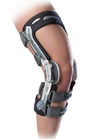 DJO ACL Knee Brace A22™ Custom Brace Small D-Ring / Hook and Loop Strap Closure 15-1/2 to 18-1/2 Inch Thigh Circumference / 12 Inch Calf Circumference Left Knee - Each - 11-T7623-2-EA