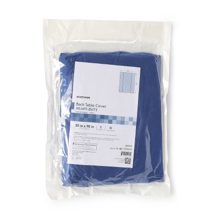 McKesson Table Drape McKesson 50 X 90 Inch Back Table - Case of 20 - 16-I80-13103-S-CS