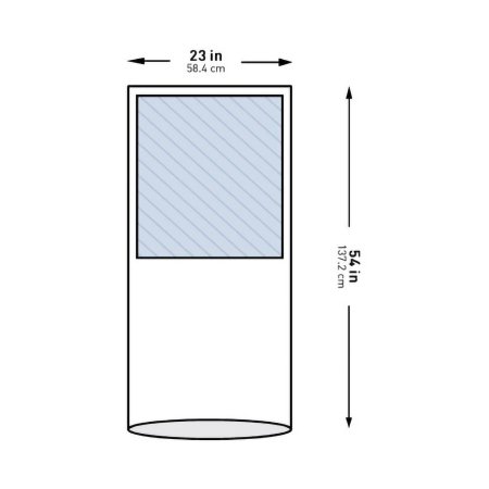 McKesson Mayo Stand Cover McKesson 23 X 54 Inch Mayo Stand - Case of 30 - 16-I80-13105-S-CS