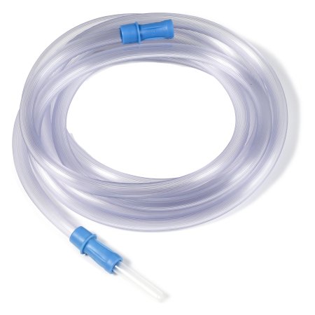 DeRoyal Suction Connector Tubing DeRoyal® 10 Foot Length 0.281 Inch I.D. Sterile Female Connector Clear Smooth OT Surface Plastic - Case of 20 - 71-C710-CS