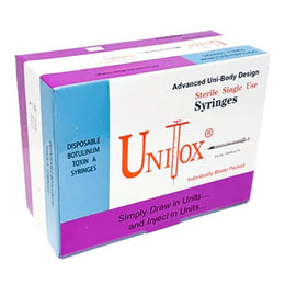 Unitox Standard Neurotoxin Syringe with Needle UniTox® 0.5 mL 5/16 Inch 31 Gauge NonSafety Thin Wall - Box of 100 - 1002-BX