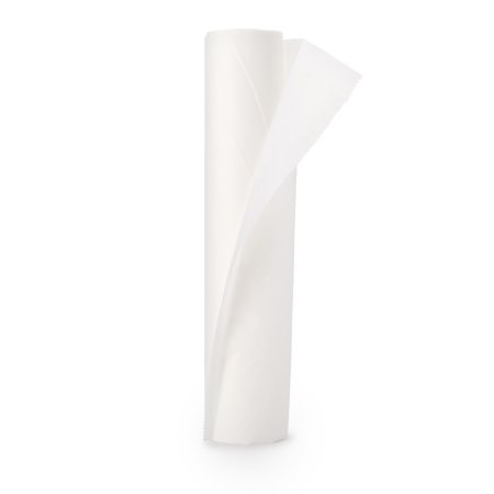 McKesson Table Paper McKesson 14 Inch Width White Crepe - Case of 12 - 18-801-CS