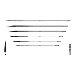 Sklar Triangular Point Suture Needle Sklar's®Keith abdominal Needle 2-3/8 Inch Length Keith Type Size 4 Needle Single Use - Pack of 12 - 93-1714-04-PK