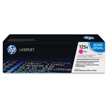 HP HP 125A, (CB543A) Magenta Original LaserJet Toner Cartridge - Each - HEW-CB543A-EA