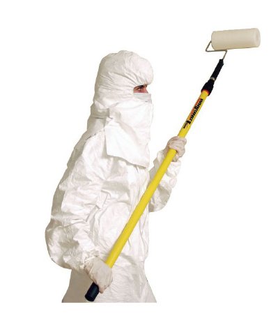 Connecticut Clean Room Cleanroom Tacky Roller PolyTack White Foam Disposable - Each - PR18F-EA