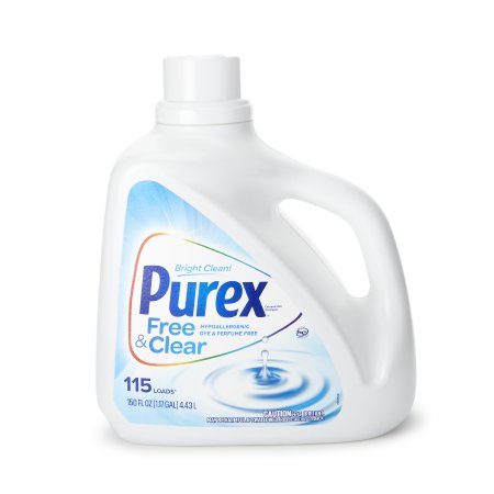 Lagasse Laundry Detergent Purex® Free & Clear 150 oz. Bottle Liquid Unscented - Case of 4 - DIA05020-CS