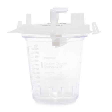 McKesson Suction Canister McKesson 1200 mL Pour Lid - Each - 16-43203-01-EA