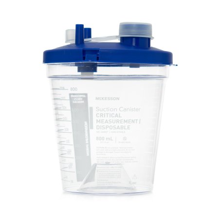 McKesson Suction Canister McKesson 800 mL Pour Lid - Box of 8 - 16-43208-05-BX