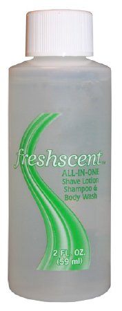 New World Imports Shampoo and Body Wash Freshscent™ All-In-One 2 oz. Bottle Scented - Case of 96 - SSB2-CS