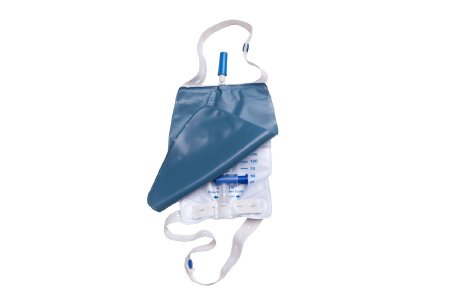 Sterigear Urinary Drain Leg Bag SteriGear® Fig Leaf® 1000 mL Sterile Anti-Reflux Barrier - Box of 48 - 10280-BX