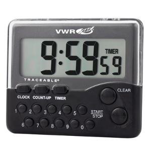 VWR International Electronic Alarm Timer Triple Purpose Timer Traceable® 10 Hours Digital Display - Each - 62344-904-EA