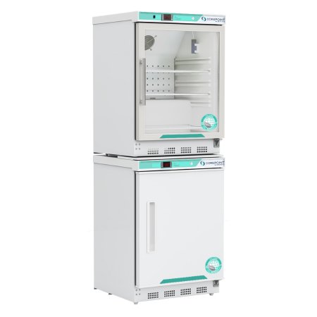 Horizon Scientific Inc Refrigerator / Freezer Corepoint™ Scientific White Diamond Series Laboratory Use 9 cu.ft. 2 Swing Glass Doors Cycle / Manual Defrost - Each - PRF092WWG/0-EA