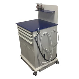 BR Surgical ENT Treatment Cabinet Otocart Aluminum 4 Drawers Without Lock - Each - BR900-7506-EA