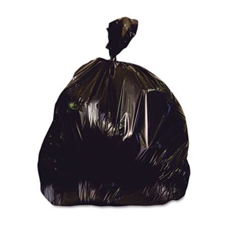 Heritage Low-Density Repro Can Liner, 33 gal, 1.5 mil, 33" x 39", Black, 100/Carton - CT/1 - HER-X6639AK-CT