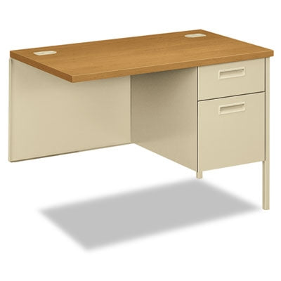 HON® Metro Classic Series Workstation Return, Right, 42w x 24d x 29.5h, Harvest/Putty - Each - HON-P3235RCL-EA
