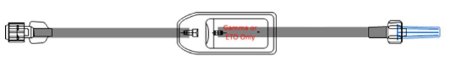 ICU Medical IV Extension Set Macro Bore 8 Inch Tubing With Filter Sterile - Case of 50 - B1371-CS