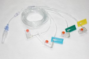 All-Med Subcutaneous Infusion Set Alimed® Multi-Lumen 27 Gauge X 4 6 mm 36 Inch Tubing Without Port - Box of 10 - MCQU3606-SS-BX